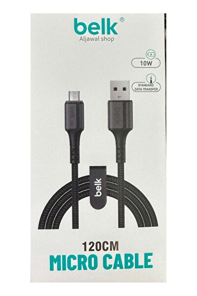 Belk USB A to Micro charging cable 10W with 480 Mbps data transfer speed