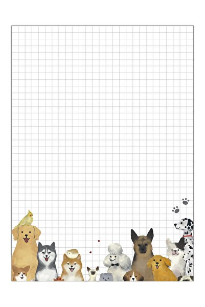 Jeevee دفتر A5 كلب 50 ورقة