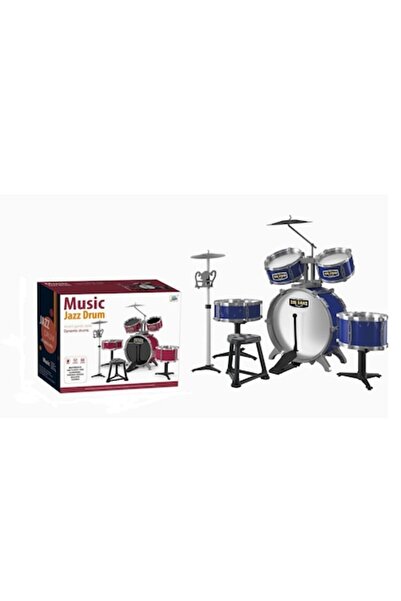 Toy Jazz Drum Set for Kids, Blue