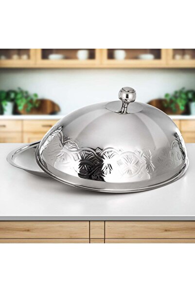 Almarjan Koozy Tray 75 cm Silver (STS 0293306)