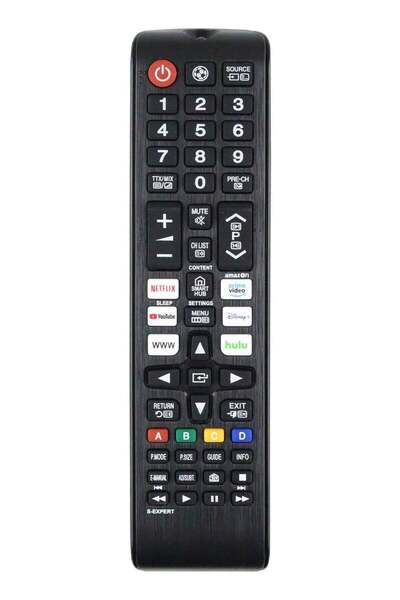 Generic Replacement Remote Control for Samsung TV | Netflix & Prime Video Buttons, Diamond Design