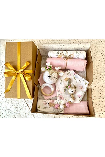 Hubb Yenidoğan bebek hediyelik set Amugurumi örgü set