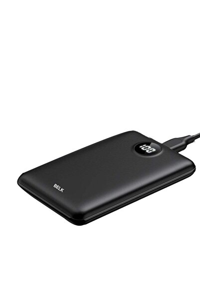 Belk fast power bank charger 10000 mAh PD20W smart LED screen with 5.0 cable