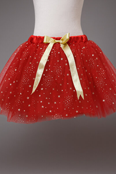 Pastelsnz Yılbaşı Temalı Kız Çocuk Etek