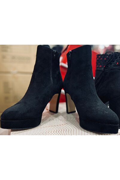 PUNTO Topuklu Bot Suet