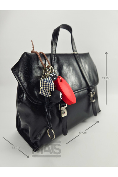 DSN Retro Faux Leather Slyah Backpack and Handbag