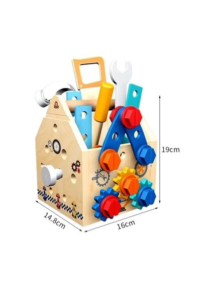 MATTELOT TOYS Role play activity center Tool house, 33 pieces, + 3 years