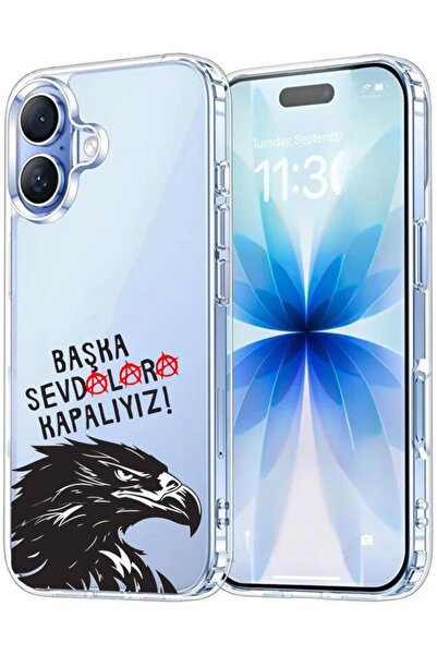 3GEN CASE İphone 17 Uyumlu Desenli Şeffaf Silikon Kılıf