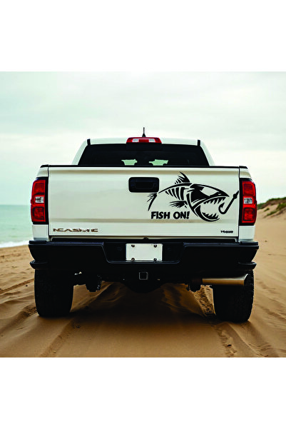 StickITsibiu Fish ON – 4×4 Off-Road Car Sticker – Dimensions 25x16.5 cm.
