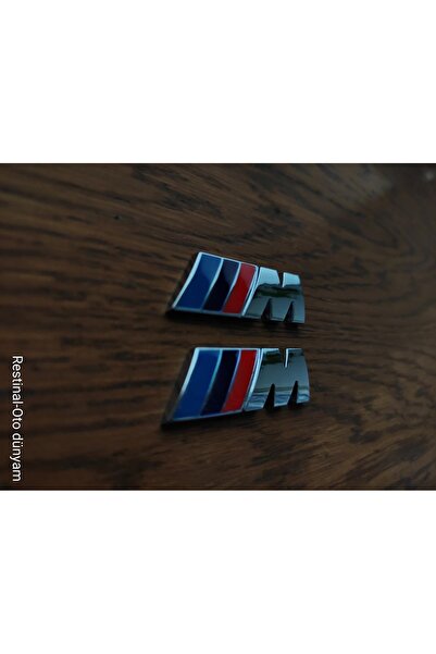 restinal BMW M Uyumlu Metal rozet 5.5x2cm 1 2 3 4 5 Serisi F G Kasa Çift Set ...
