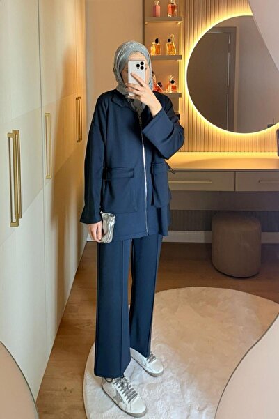 Şulemoda Giyim Trend Bellows Pocket Suit Smoked