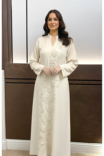 Moda Line Royal jalabiya embroidered with roses