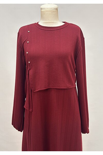 BOİLER KIŞLIK BURGU KUMAŞ ELBİSE