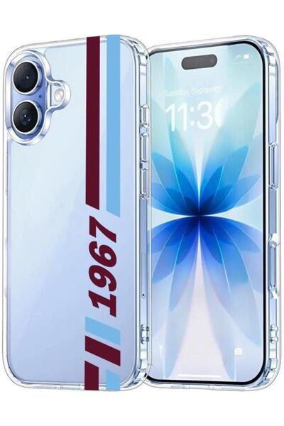 3GEN CASE İphone 17 Uyumlu Desenli Şeffaf Silikon Kılıf