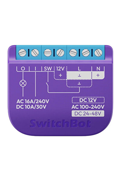 SwitchBot Comutator de releu inteligent 1 cu contact fără tensiune
