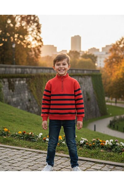DEMOİSELLE Children's Semi-Zip Sweatshirt