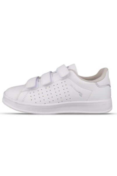 M.P. Mp 251-2625 White Unisex Velcro Sports Shoes
