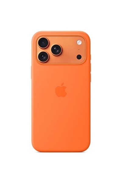 Apple iPhone 17 Pro Max Silicone Case with MagSafe - Orange (MGFL4ZM/A)