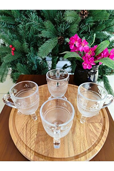 Madame Coco Abeille 4-Piece Teacup - Transparent - 170 ml