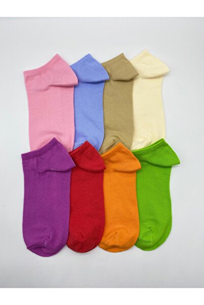 alpaca foot tech 8 ÇİFT FARKLI RENKTE PATİK ÇORAP