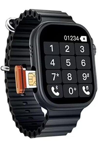 Generic BW9 PRO Smart Sim Card Watch with 4G Connection And 2 Extra Straps