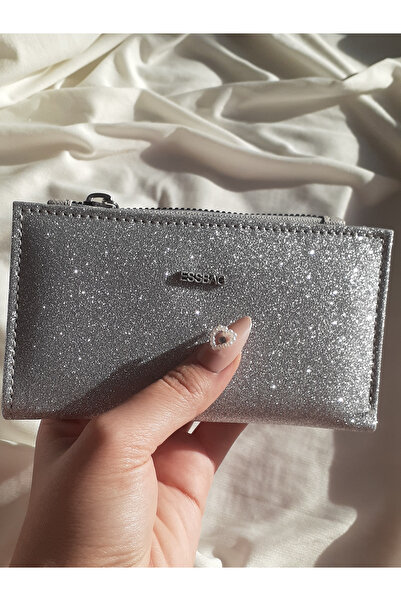 byliora Gümüş Simli Kartlık/Cüzdan