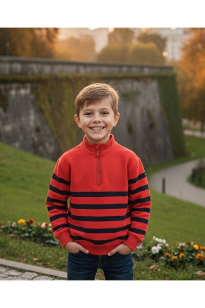 DEMOİSELLE Children's Semi-Zip Sweatshirt