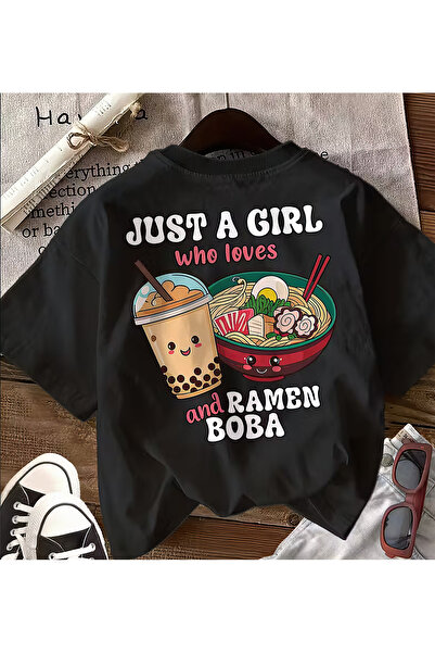 CACTUS COLLECTION RAMEN JAPONĂ & BUBBLE TEA tricou EDIȚIE