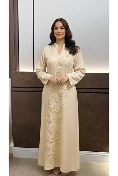 Moda Line Royal jalabiya with rose embroidery