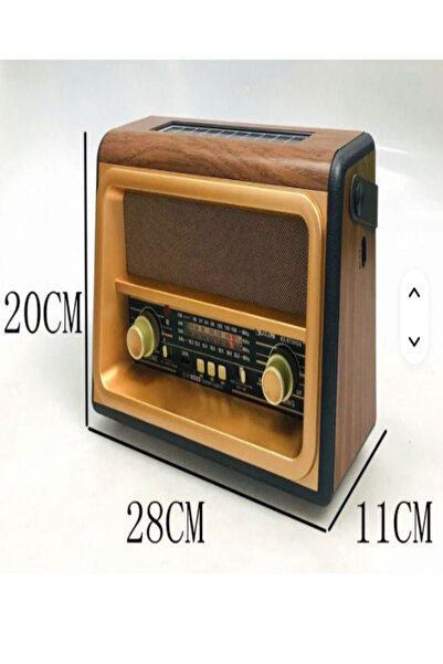 GOLON RX-BT89SQ Çok Fonksiyonlu Radyo Açık GÜNEŞ PANELI Kayış ile Fm Am Usb Ş...