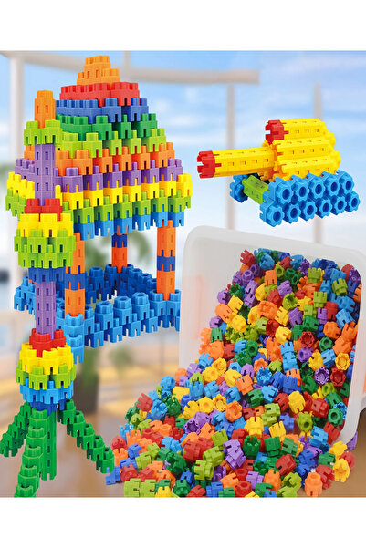 a v d a 250-Piece Educational Wheel Building Blocks Set with Storage Box