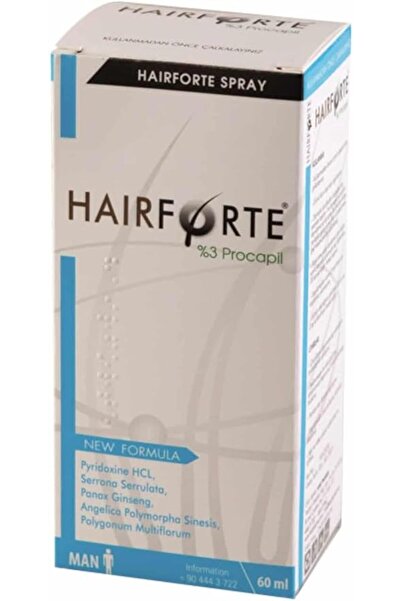 Sevimle Store Hair Forte Erkek Saç Dökülmesi Engelleyici Sprey 60 mL