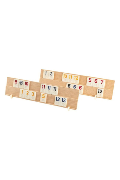 Deico Games Joc de Remi clasic, tablă din lemn, 112 piese