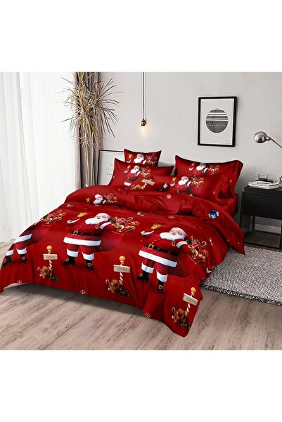 Amigo FINET bed linen for 2 people, Santa Claus (set of 6 pieces)