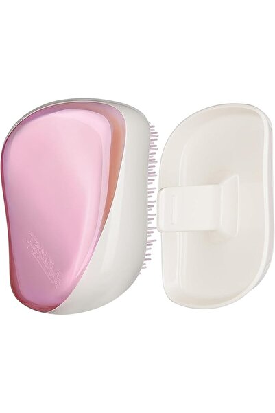 Sevimle Store فرشاة شعر تيزر كومباكت ستايلر هولوغرافية باللون الوردي