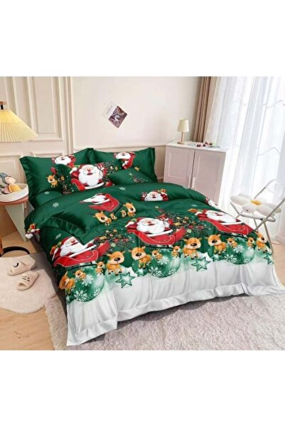 Amigo FINET bed linen for 2 people Santa Claus, 6 pieces