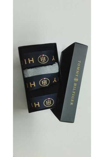 Tommy Hilfiger Men's boxer set-logo elastic band-3 pcs-multicolor