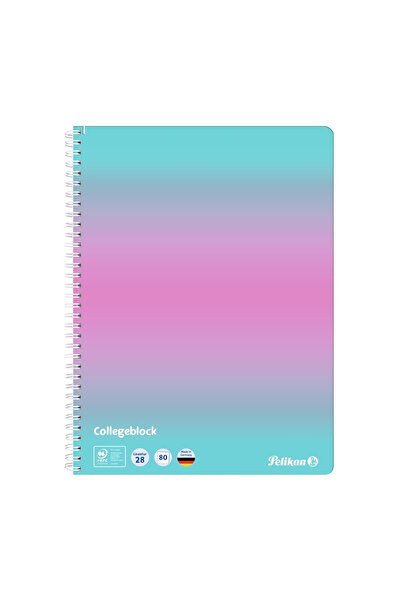 Pelikan A4 spiral notebook 80 square sheets Color Edition