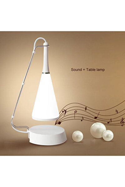 OEM Levitating night light- white with touch-adjustable light and Bluetooth speaker