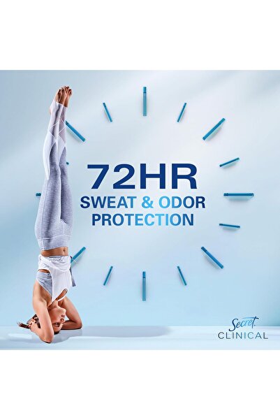 Secret Clinical Strength Antiperspirant Deodorant for Women, 72hr, Soft Solid, Light & Fresh, 2.6 oz