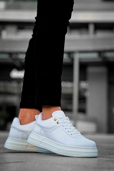 ZENGEZUR MALL Drnds Kb-X20 Kuback White Leather Casual Men's Shoes (222113) (Size: 40)