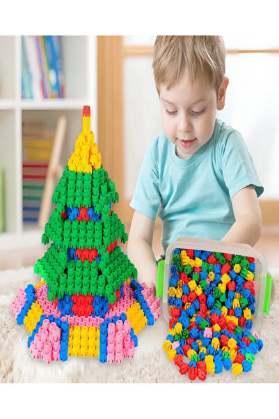 a v d a Trend 500-Piece Stem Hexagonal Wheel Building Block Set Educational Puzzle Blocks Motor Skill Stem Toy