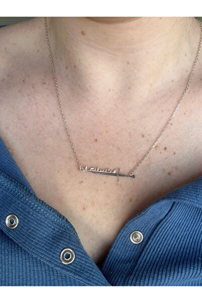 N!da Jewelry 925 Ayar Gümüş LOTR Karakterleri Yüzüklerin Efendisi Kılıç Kolye