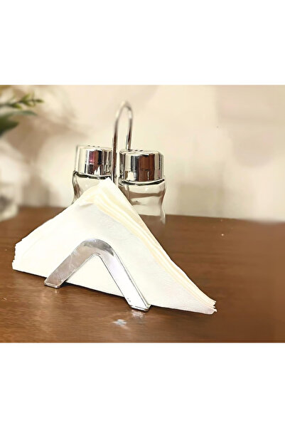 OEM Set of 2 salt shakers, 1 napkin holder