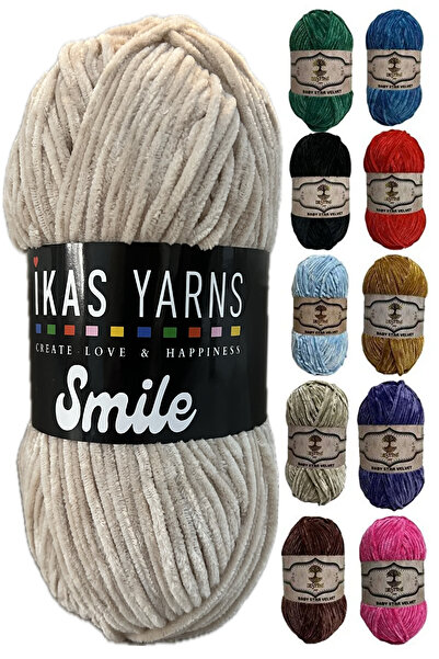 destini İnce Kadife İp 100 gr 200 Metre Amigurumi El Örgü İpi Ceket Yelek Battaniye