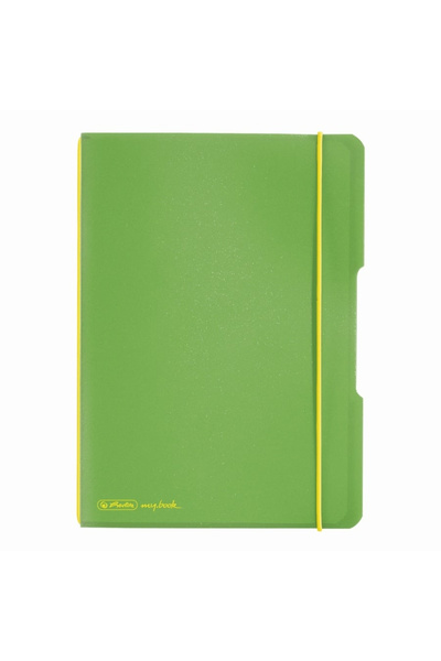Herlitz Caiet MY.BOOK FLEX A5 40F pătrate verde deschis transparent