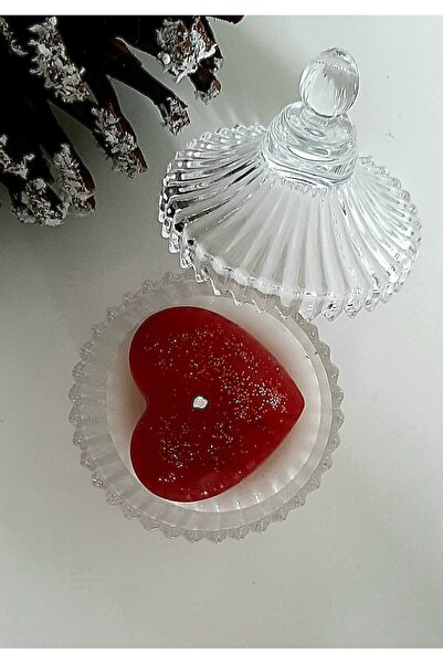 ArtINA esmaraldchic Candle in a candy box, essential coffee and pepper scent, Christmas, New Year's Eve, Valentine's Day, soy wax