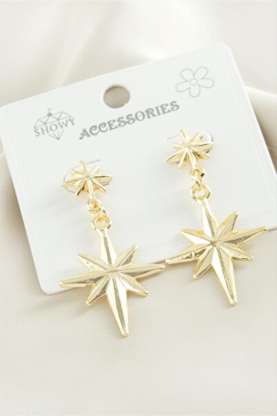 ZERO LAND Drnds Lightning Metal (223558) Earrings-Silver Color