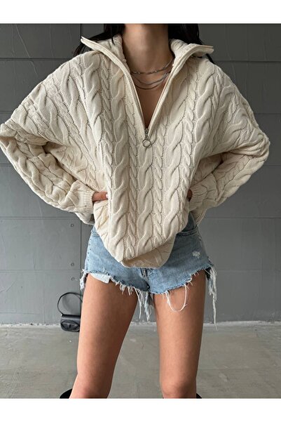 MARLİNG Zippered Knitwear Sweater