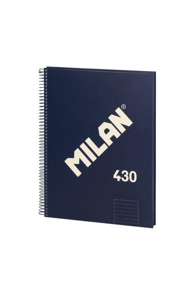 Milan Caiet de notițe seria 1918 A4 80 de coli cu spirală dictando, copertă c...